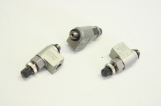 3x SMC AS1200 3S1B52827Z 0.1-0.7 M5 Drossel Rückschlagventil 