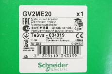 SCHNEIDER ELECTRIC GV2ME20 3389110343199 13-18A 3P Motorschutzschalter OVP