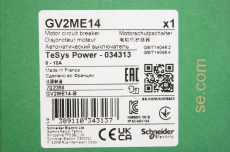 SCHNEIDER ELECTRIC GV2ME14 3389110343137 3P 6-10A 440V Motorschutzschalter OVP
