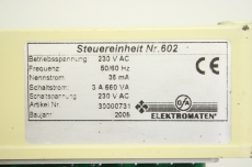 ELEKTROMATEN 30000731 602 230V Torsteuerung Steuereinheit Tor Rolltor Steuerung 