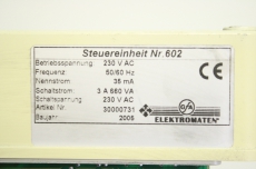 ELEKTROMATEN 30000731 602 230V Torsteuerung Steuereinheit Tor Rolltor Steuerung 