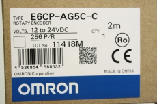 OMRON E6CP-AG5C-C 4536854588532 12-24VDC 256 2m Drehgeber Absolut OVP