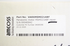 Panasonic VARXMSM021ABF MSM021ABF repaired! Servomotor 