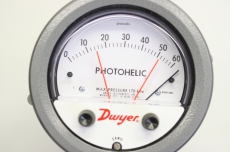 DWYER 0-60Pa 170kPa 120VAC 6 48 0-60 Photohelic A3000 series Druckschalter 