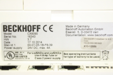 BECKHOFF CX8090 24V 4A 3.7 6.0 Modul Karte Board 
