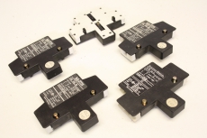 5x KLÖCKNER-MOELLER 11SDILM 16A 500V 11 1NO 1NC 10A Hilfsschalter Kontaktblock 