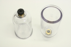 RIEGLER 650/1-HA 73502 650/1 - HA  Filter Gehäuse Polycarbonatbehälter OVP