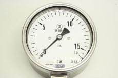 WIKA 232.30.100 9030662 16bar G1/2B 316L 1.0 Manometer OVP