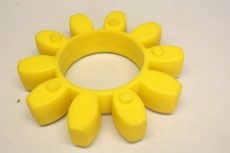 GR 75 GR75 Ø160mm Ø80mm gelb Klauenkupplung Stern Gummi Zahnkranz 