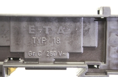 4x E-T-A typ 18 typ18 250V Basisklemme Anschlussklemmenblock 