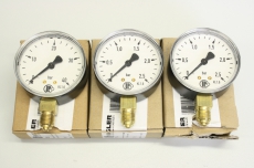 3x RIEGLER 31959246 31422823 0-2.5 G1/8 1.6 G1/4 2.5 KL1.6 Manometer 