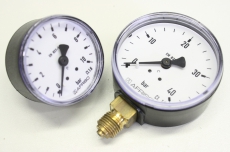 2x AFRISO 85118101 85065111 50 0-10 G1/4 1.6 63 0-40 837-1 Manometer OVP