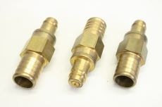 3x SW24 13mm 15mm 20mm 16mm Schnellkupplung Messing Schlauchanschluss  