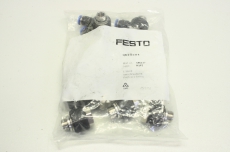 10x FESTO QSLV-G1/8-4 186137 G1/8 4mm steckverschraubung OVP