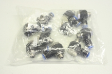 10x FESTO QSLV-G1/8-4 186137 G1/8 4mm steckverschraubung OVP