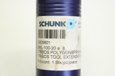 SCHUNK 0205601 48091310 100-20 8mm  SVL-100-20 Polygonspannverlängerung OVP