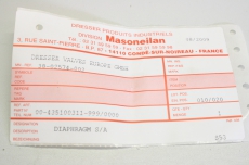 DRESSER 38-02574-002 00-435100311-999/0000 S53 Membranventil Diaphragm Membran 