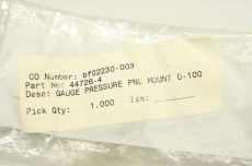 MC DANIEL R8DUK BF02230-003 0-100 0-700 Manometer Gauge MPressure PNL Mount OVP