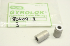 2x  HOKE GYROLOK 80409-3 2622962 3 11mm 21mm Flareless Tube Fitting  OVP