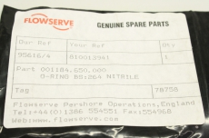 FLOWSERVE 95616/4 810013941 BS:264 001184.650.000 O Dichtring  OVP