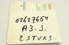 4x EMERSON Fisher 1D134606992 02627654 2 O Dichtring Seal gasket OVP