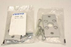 2x FESTO FUA-20 157300 20 Flanschbefestigung Adapterplatte OVP