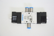 FESTO CPE10-M1-BH-5J-QS-6 196877 & 2x Leitung Wege Elektro Magnetventil  