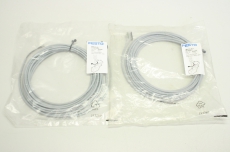 2x FESTO KMYZ-9-24-5-LED-PUR-B 193689 2S Verbindungskabel OVP