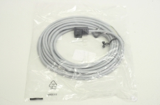 3x FESTO KMEB-1-24-5-LED 151689 1-24-5-LED 24V 5m Steckdosenleitung OVP