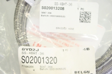 SWAGELOK S02001320 8VD2J 4BHT 36 1/4 Edelstahlummantelter PTFE- Schlauch OVP