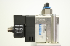 FESTO 4x CPE14-M1CH-3GL-1/8 MSZG-3-24DC 4 24V 1.28W IP65 Ventilinsel 