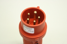 5x MENNEKES 13510 16A 3P IP54 200/346V 240/415V 6h Stecker Kupplung 