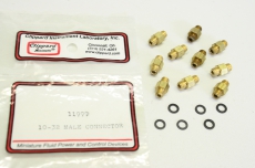 10x CLIPPARD MINIMATIC 11999 67059 10-32 MALE Connector Steckverbinder  