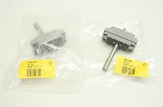 2x EDAC 71335 476-413 38 polig  Steckverbinder  Stecker OVP
