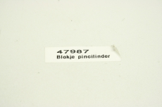 47987 BLOKJE PINCILINDER for Tegal 