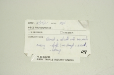 TPR-04 45528  03-625918 TRIPLE ROTARY UNION 3-fache Drehdurchführung 