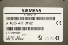 SIEMENS Simatic S5 6ES5470-8MA12 6ES54708MA12 E:03 I/O Analog OUTPUT  