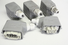 5x HARTING 09330062601 6 6A 500V 4kV 3 19 03 006 Industriesteckverbinder