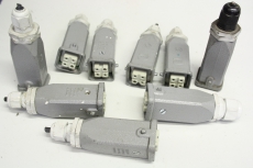 9x HARTING HAN3A-F HAN3AF 4-polig  Industrieller Steckverbinder 