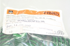 7x FIBRO 241.14.20.032 2411420032 20mm 32mm Schraubendruck Feder OVP