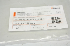 7x FIBRO 241.16.10.064 2411610064 DIN 10243 64mm 10mm Schraubendruck Feder OVP