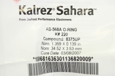 KALREZ SAHARA AS-568A AS568A 568A 220 8375UP 34.52 x 3.53mm O Dichtring OVP