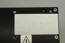 CONVERSION DEVICES INC. SDP107-6 42523 48VDC 13A Stromversorgung Power Supply 