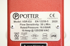 POTTER VSR-EU 0090121 30s 38 16 10A 125/250V Wasserflussanzeiger VSR-J OVP