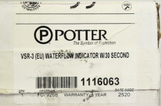POTTER VSR-EU 0090121 30s 38 16 10A 125/250V Wasserflussanzeiger VSR-J OVP