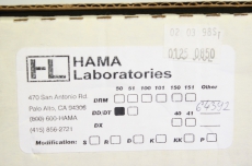 HAMA LABORATORIES DD-50 0125 0850 03-250850 SENSOR DD-50 LASER WAFER SCANNER 
