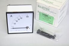 PANTEC CDE96-650/100/5A 431.2650 90mm 0-100A Anzeige Amperemeter OVP