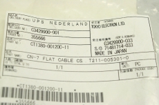 TOKYO ELECTRON CT1380-001200-11   CN-7 FLAT CABLE CS T211-005301-0  