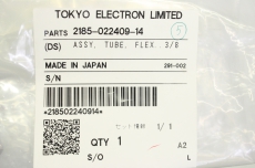TOKYO ELECTRON 2185-022409-14 3/8 Teos Edelstahlummantelter Schlauch Tube OVP