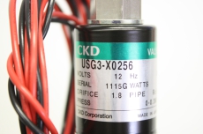 CKD USG3-X0256 USG3X0256 12V 4W Rc1/8 0-0.3MPa 1.8mm Ventil Valve OVP